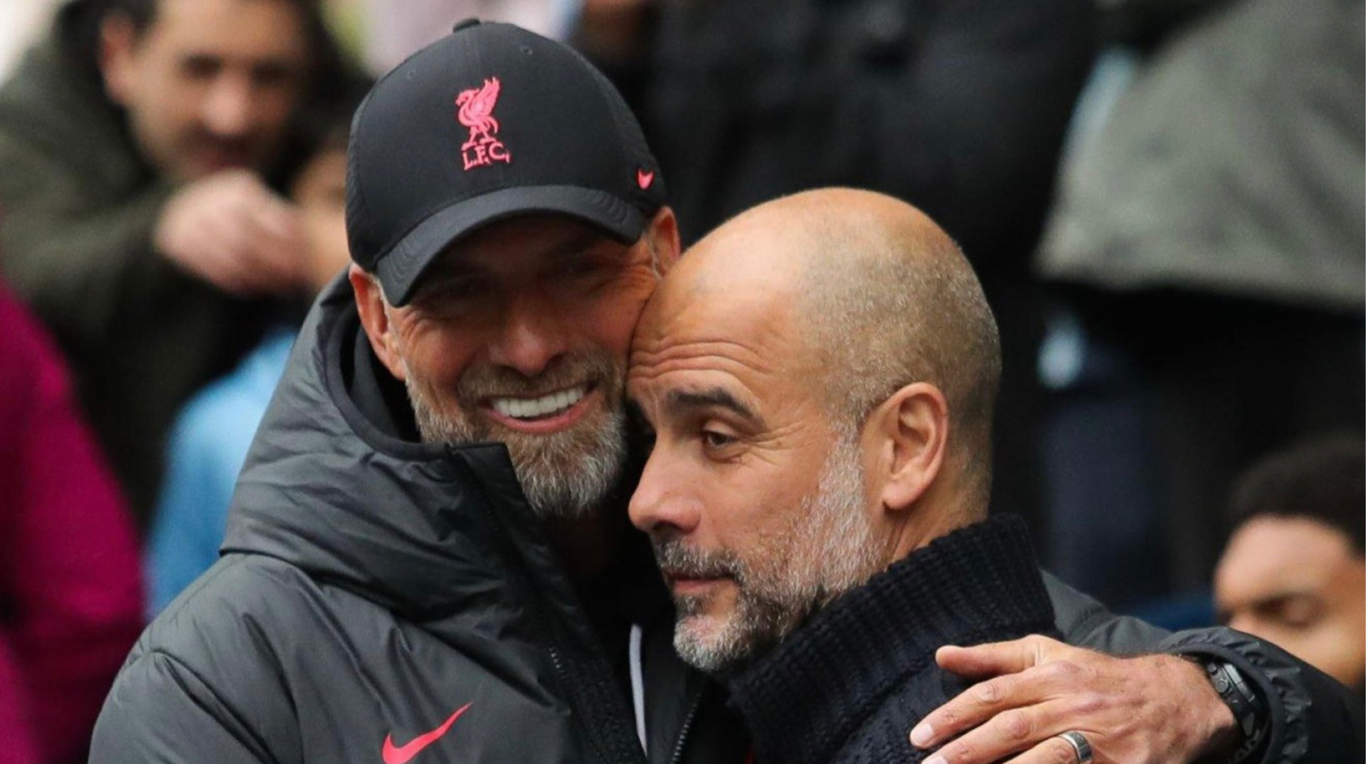 Возможно, это единственный раз, когда я тебя обогнал: Клопп поздравил Гвардиолу с 1000-м матчем в тренерской карьере