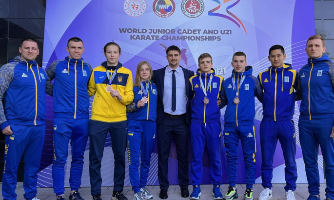 Молодіжна збірна України з карате здобула рекордну кількість нагород на ЧС-2022