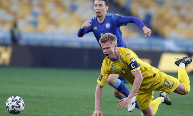 Зінченко – найкращий гравець матчу Україна – Казахстан за версією Whoscored