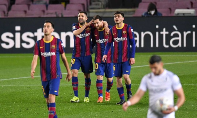 Барселона розгромила Уеску у 27 турі Ла-Ліги