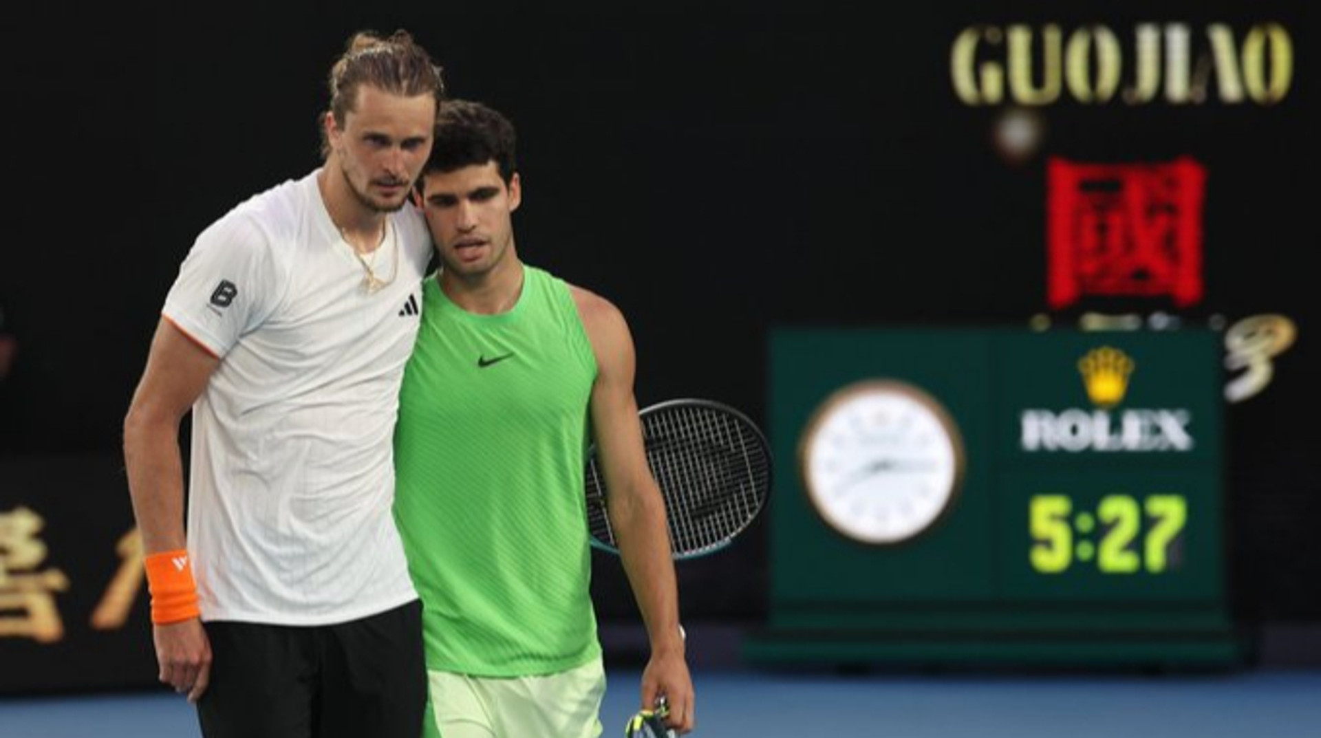 Алькарас та Звєрєв зіграли третій найдовший матч в історії Australian Open