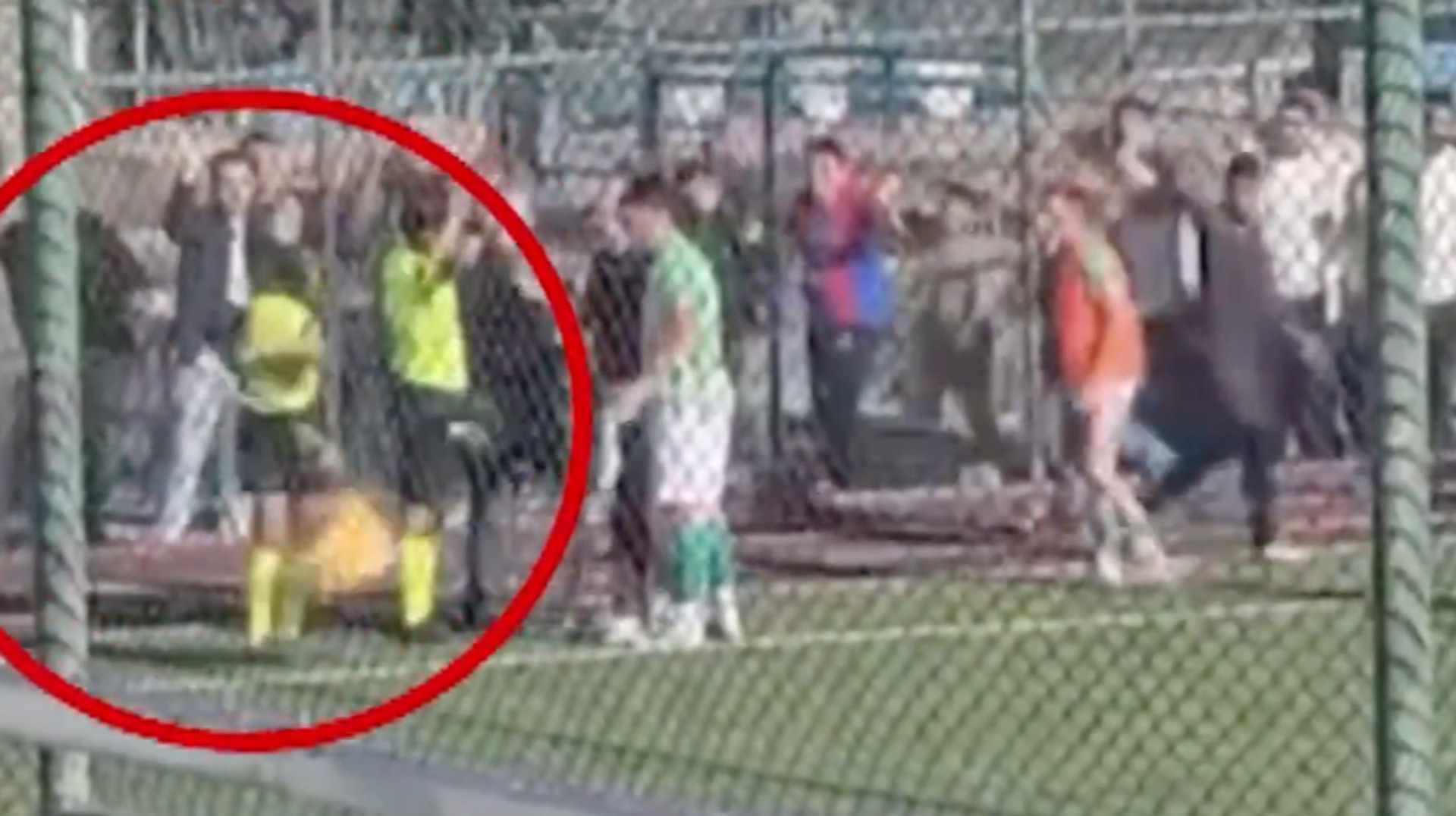 У Туреччині фанати зірвали футбольний матч, кинувши арбітру в голову дитячий самокат