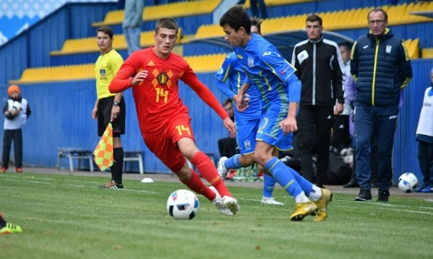 Збірна України U-16 програла Бельгії у товариському матчі
