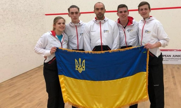 Українські сквошисти здобули дві медалі на міжнародному турнірі