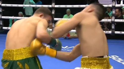 Казах Женісов правим хуком у 2 раунді відправив спати іспанця на турнірі WBC Grand Prix в Ер-Ріяді