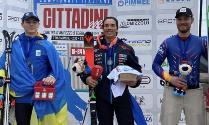 Український гірськолижник здобув срібну медаль на міжнародних змаганнях в Італії