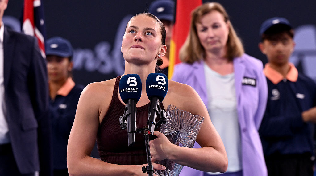Мовчати про це – неправильно: Костюк пояснила свою промову про Україну після фіналу турніру в Брісбені