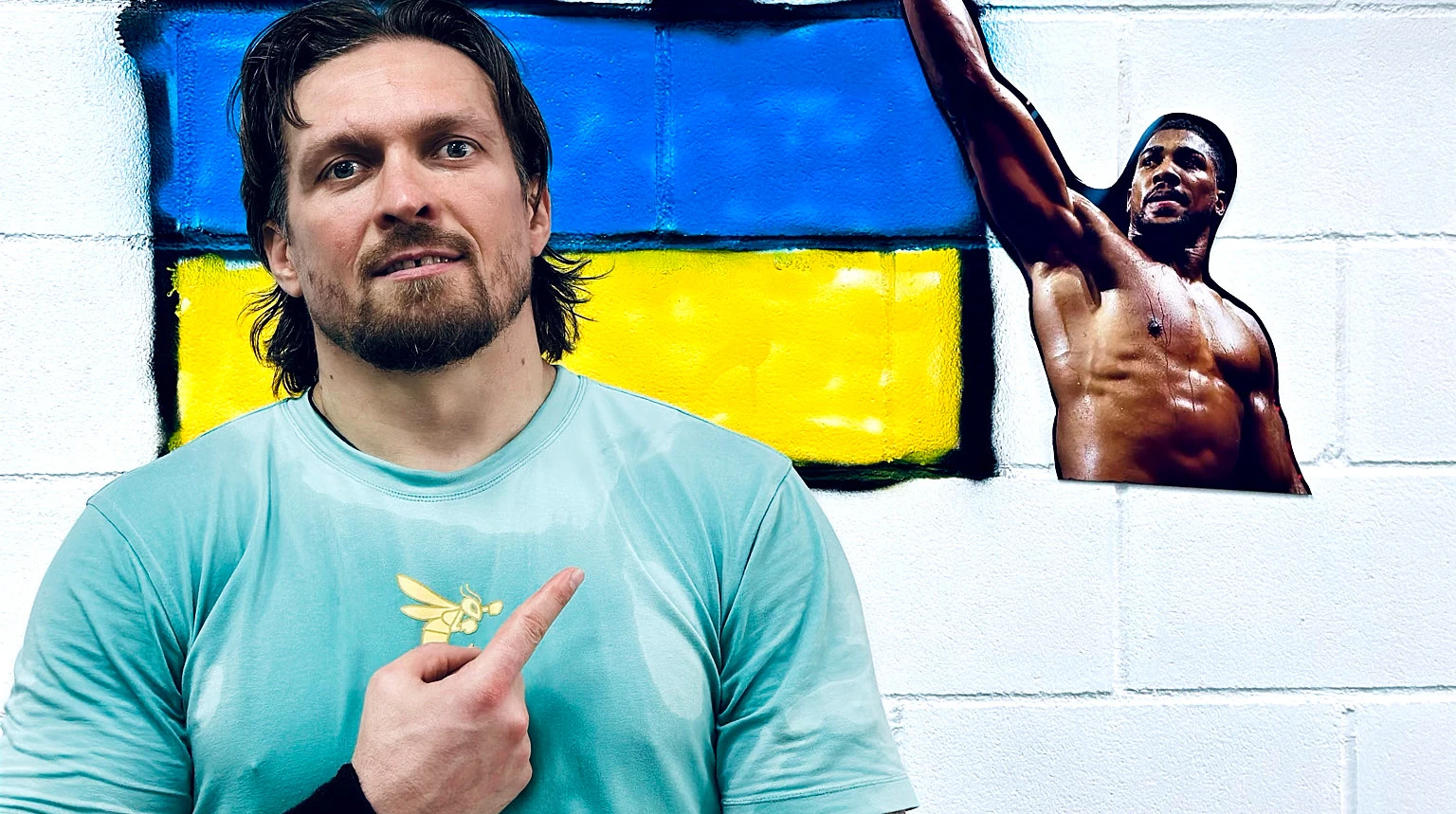 Никаких отговорок: Усик обратился к Джошуа на фоне флага Украины