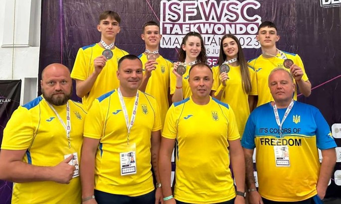 Українські школярі здобули 5 медалей чемпіонату світу зі тхеквондо