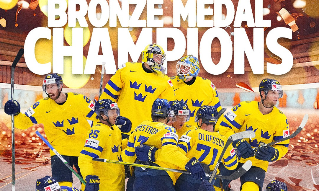 Швеция одолела Канаду в битве за третье место ЧМ по хоккею