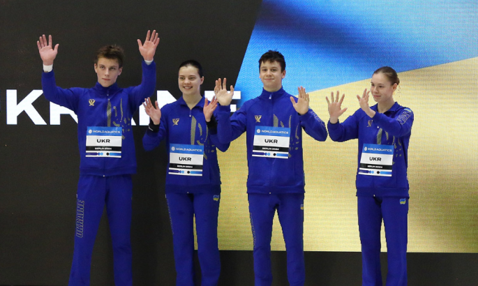 Україна посіла 7-ме місце в командних змаганнях на етапі Кубку світу зі стрибків у воду