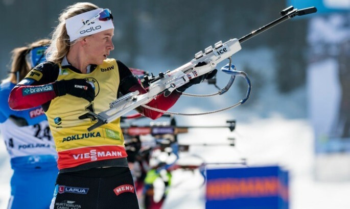 Екгофф виграла гонку переслідування на етапі Кубка світу у Голменколлені