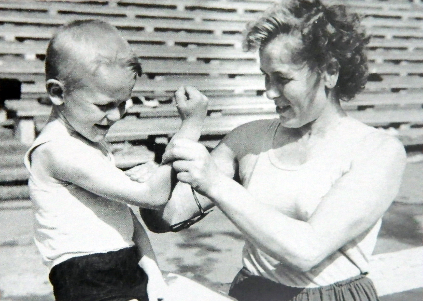 4-летний Блохин с мамой Екатериной Адаменко