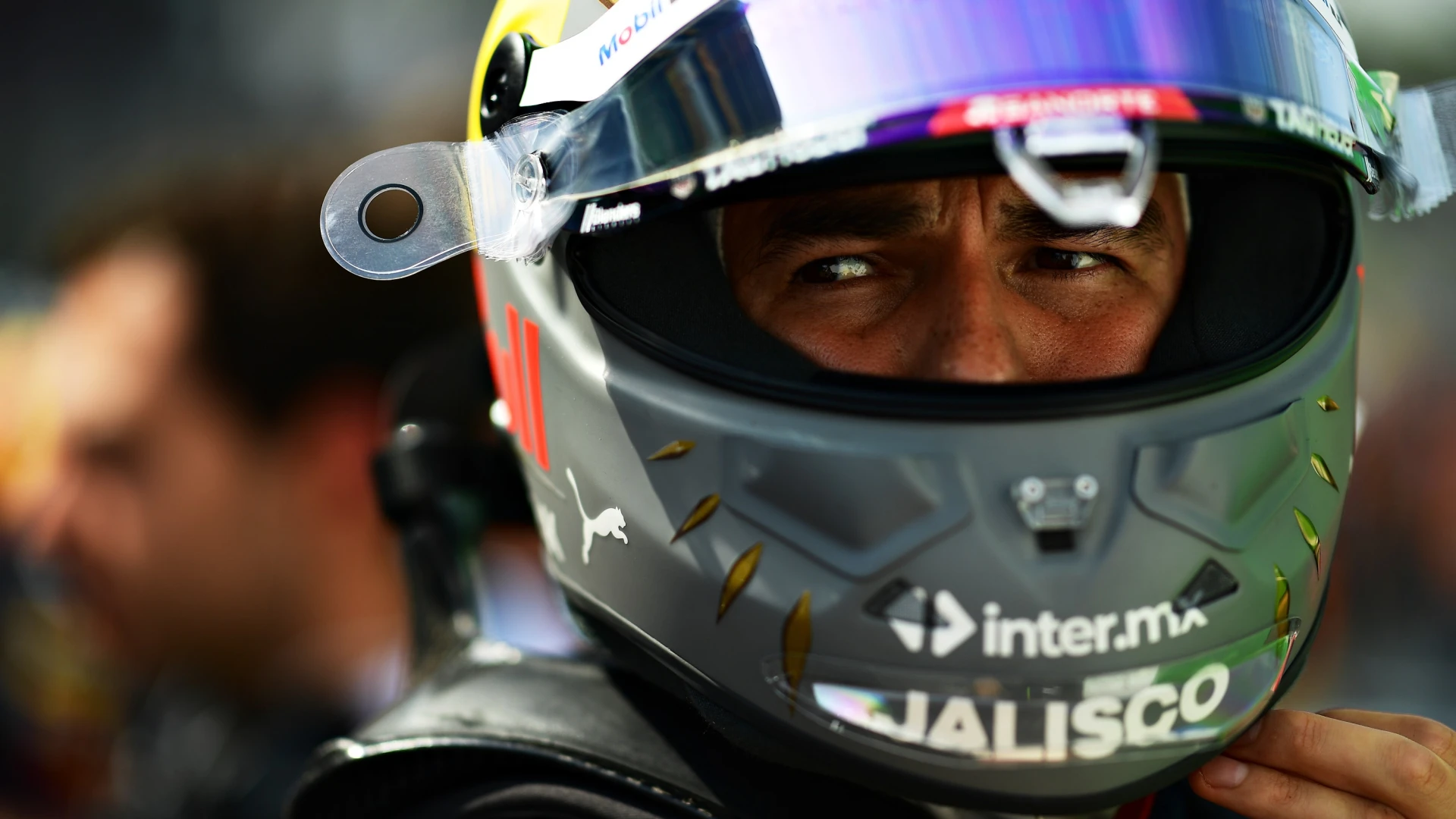 Disappointed Sergio Perez after the Grand Prix of Brazil 2022