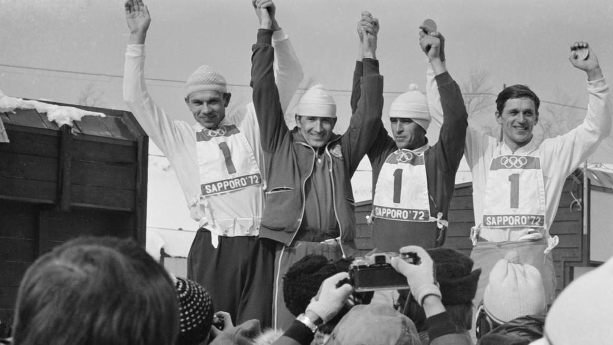 Второй слева – Иван Бяков, Олимпийские игры 1972 года