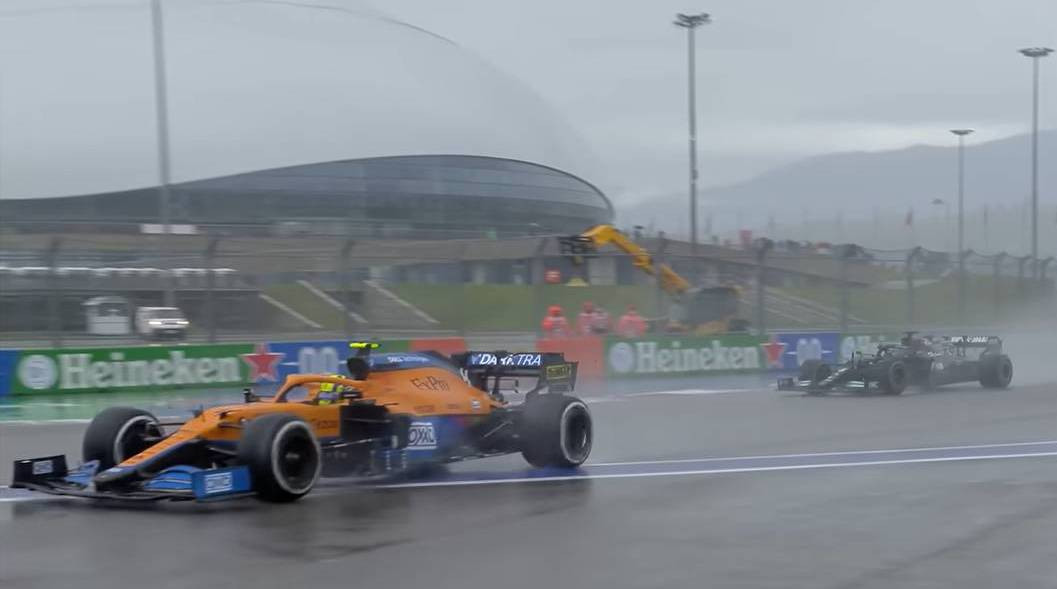 Ландо Норріс втрачає лідерство в Сочі