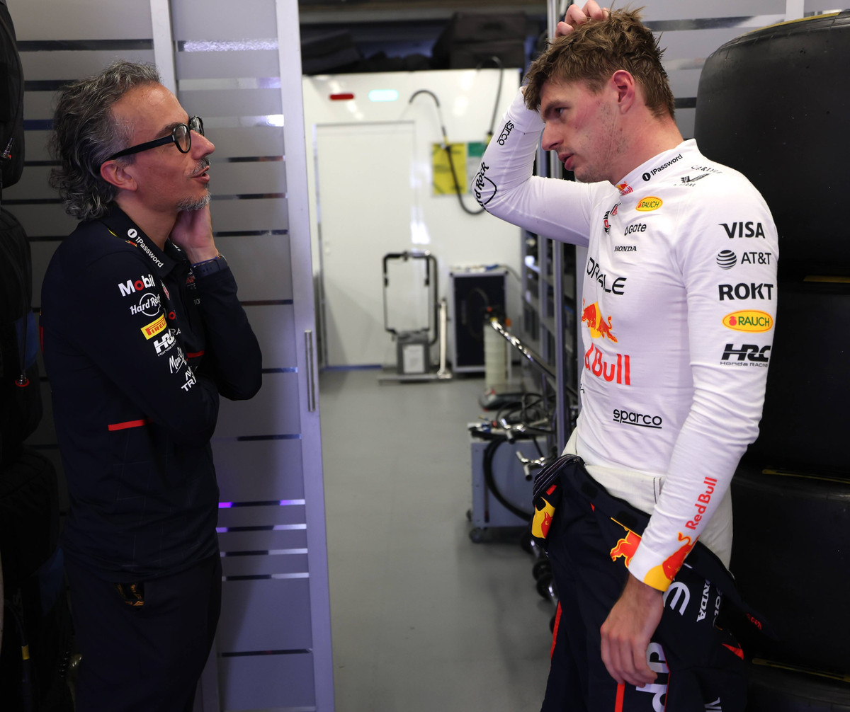 Лоран Мекіс і Макс Ферстаппен на Гран-прі Азербайджану 2025