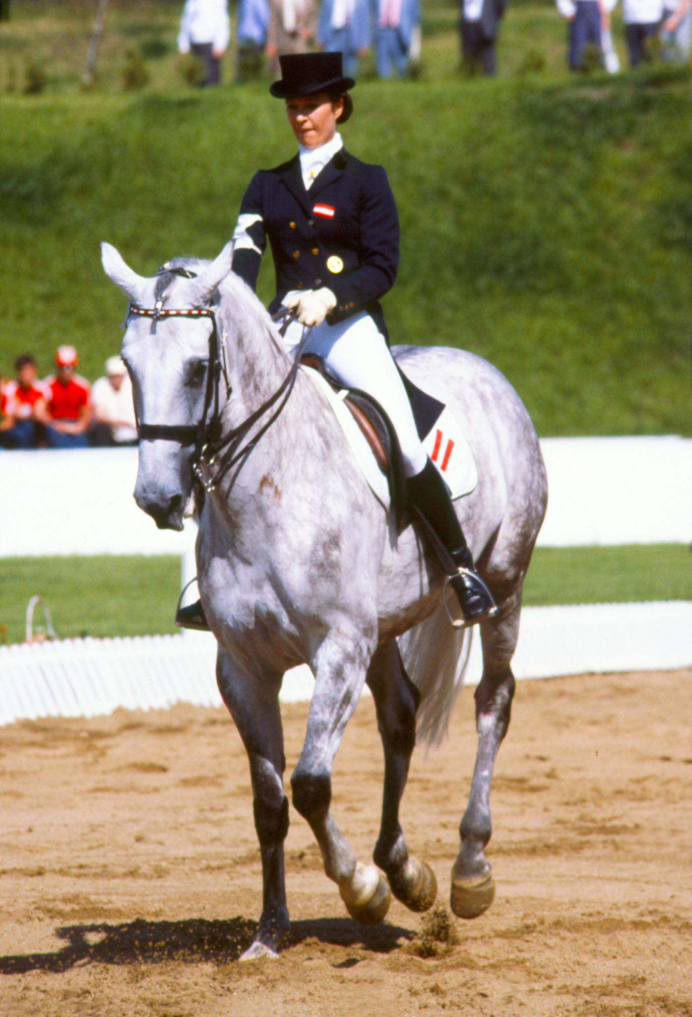 Элизабет Тойрер на олимпиаде 1980 года