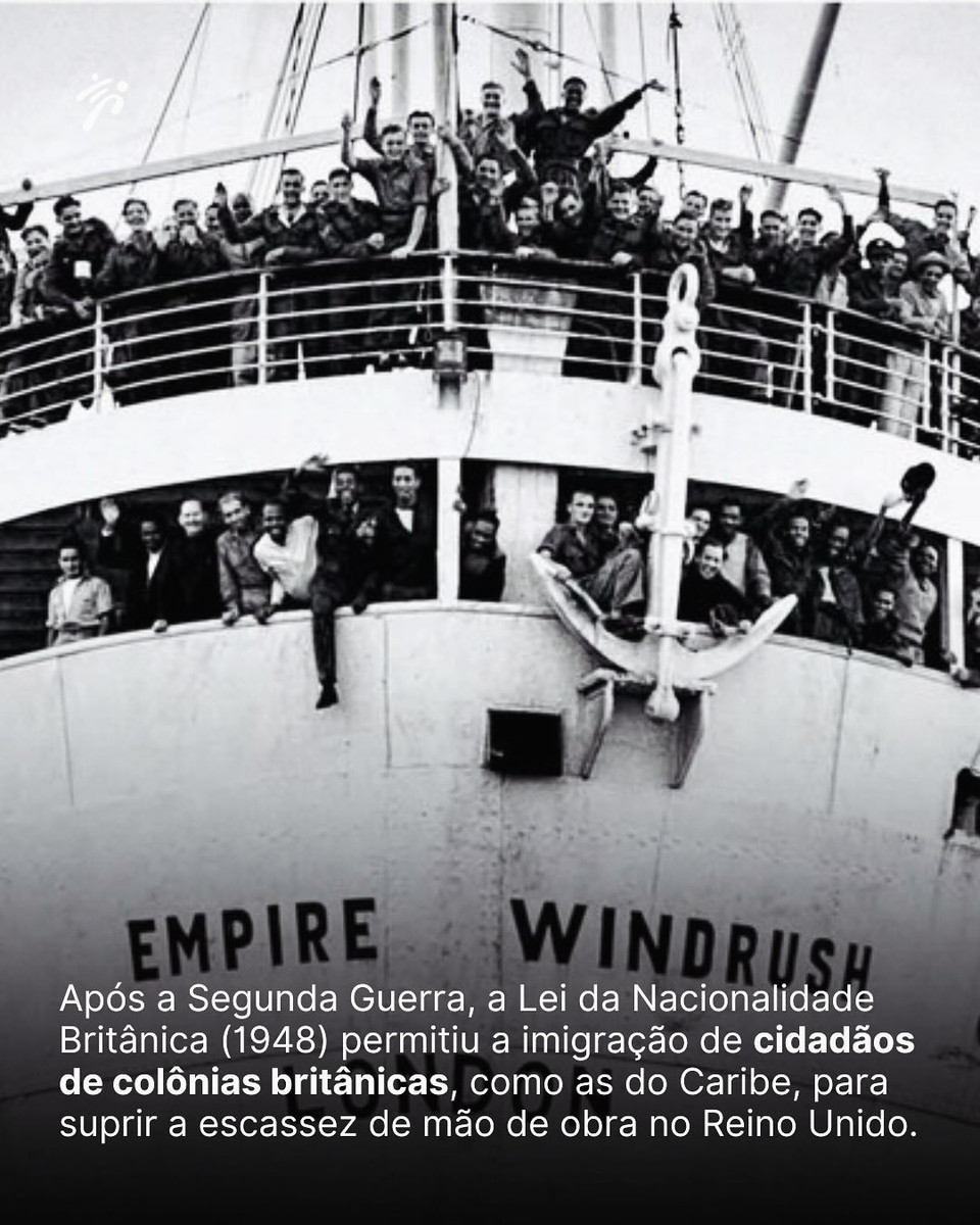 Корабель Віндраш з першими легальними мігрантами прибуває до Великобританії, instagram.com/aembaixada