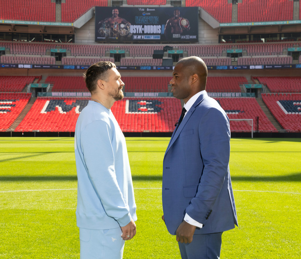 Олександр Усик та Даніель Дюбуа