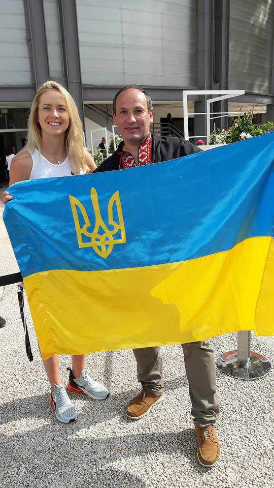 Elina Svitolina and Ruslan Cherney
