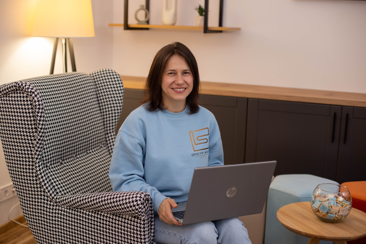 Фото: Ольга Попова, психологиня Центру соціально-психологічної підтримки Простір Життя