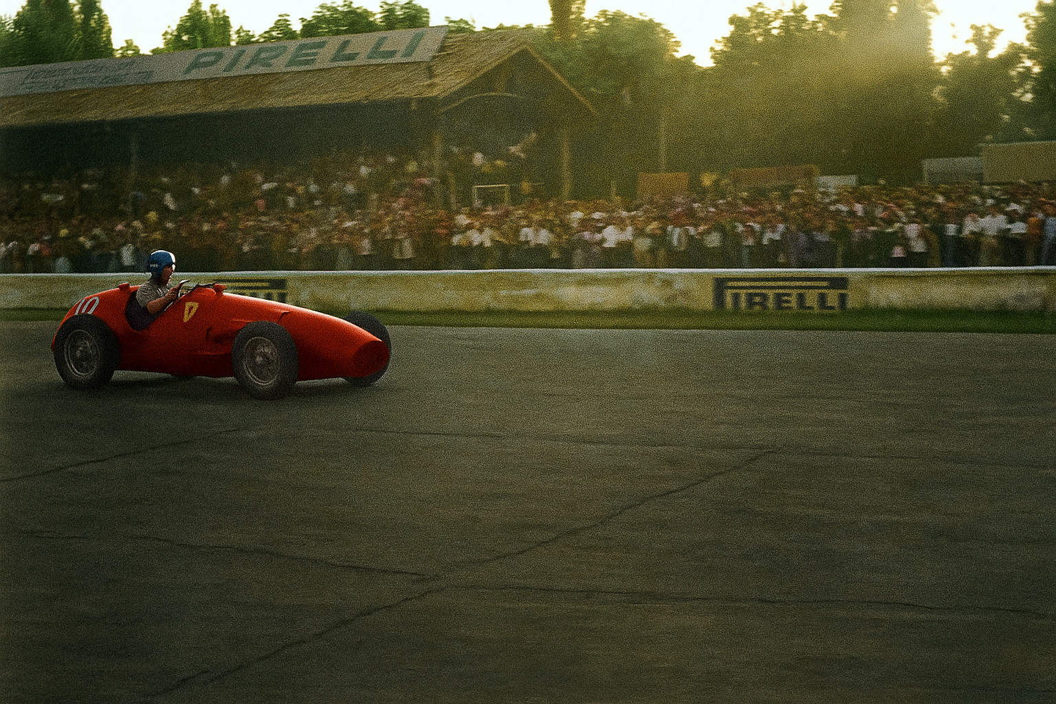 Альберто Аскарі мчить до перемоги на Гран-прі Італії 1952 року