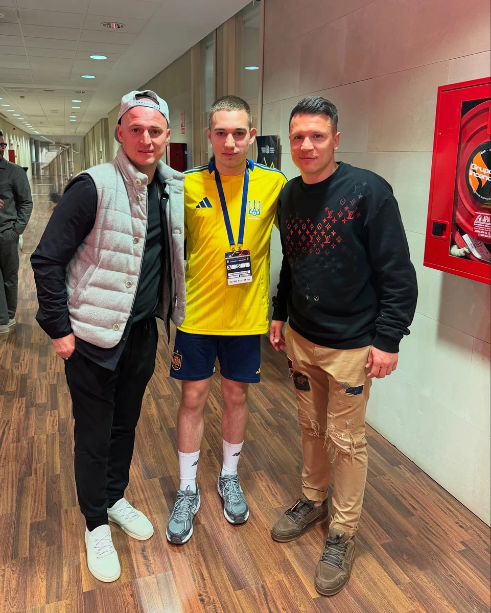 Федір Остапенко з Романом Зозулею та Євгеном Коноплянкою