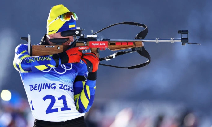 Дмитрий Пидручный на огневом рубеже в Пекине-2022