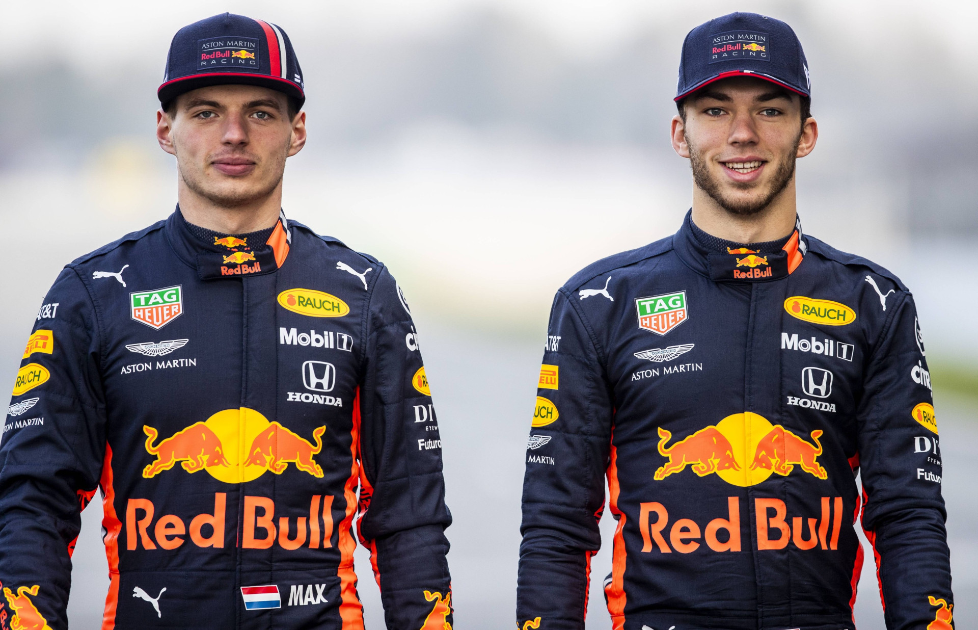 Макс Ферстаппен і П'єр Гаслі на початку сезону 2019