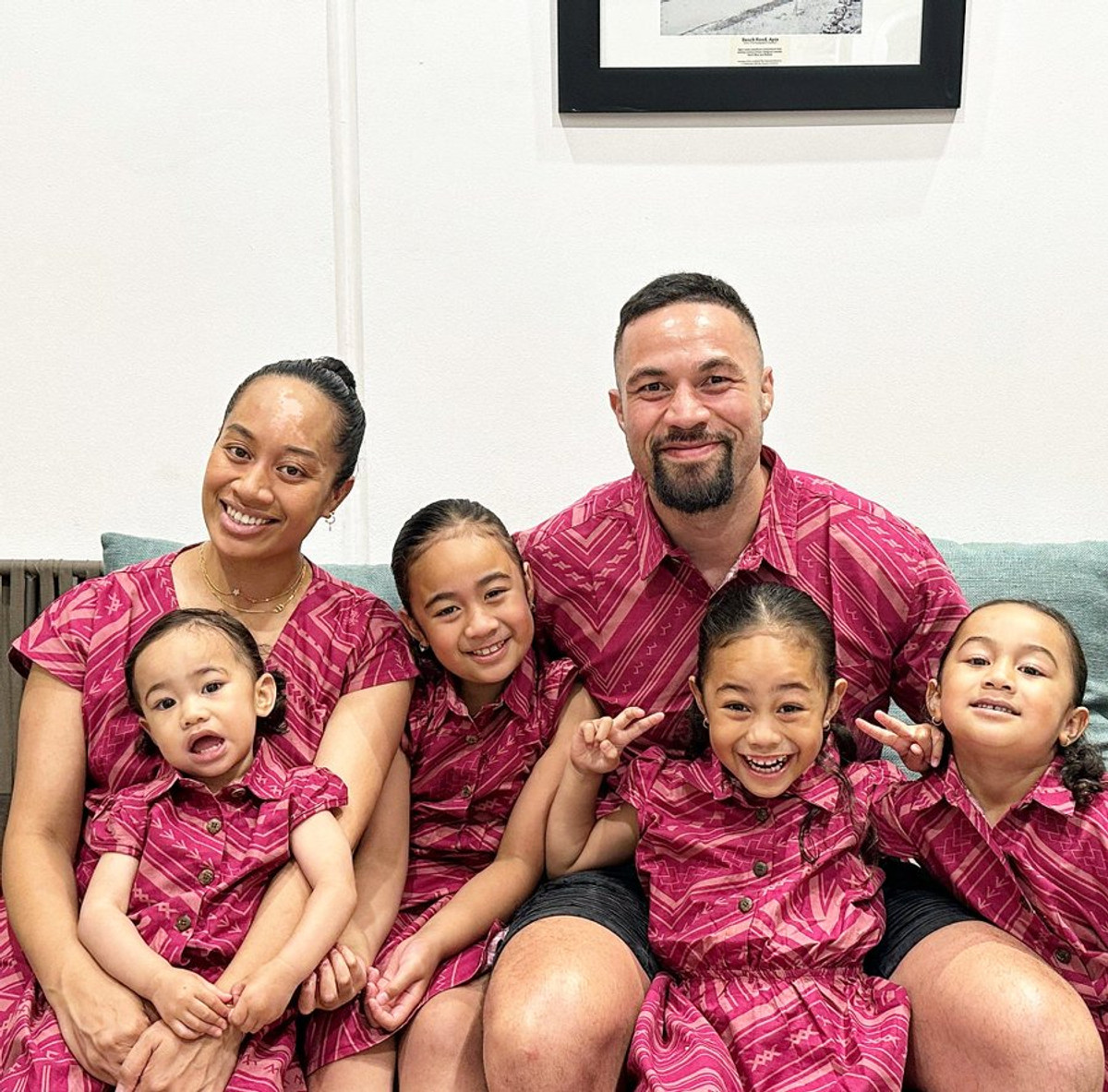 Джозеф Паркер и семья. 2022 год.