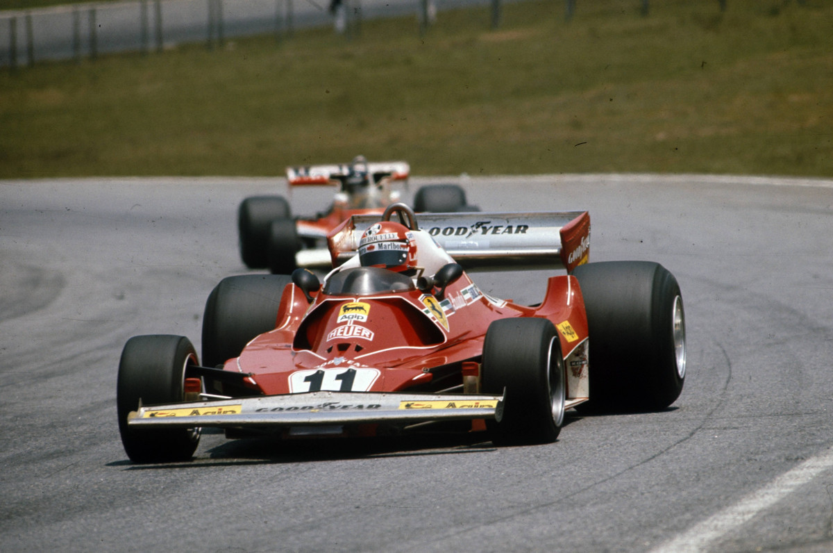 Нікі Лауда на Гран-прі Бразилії 1977 року