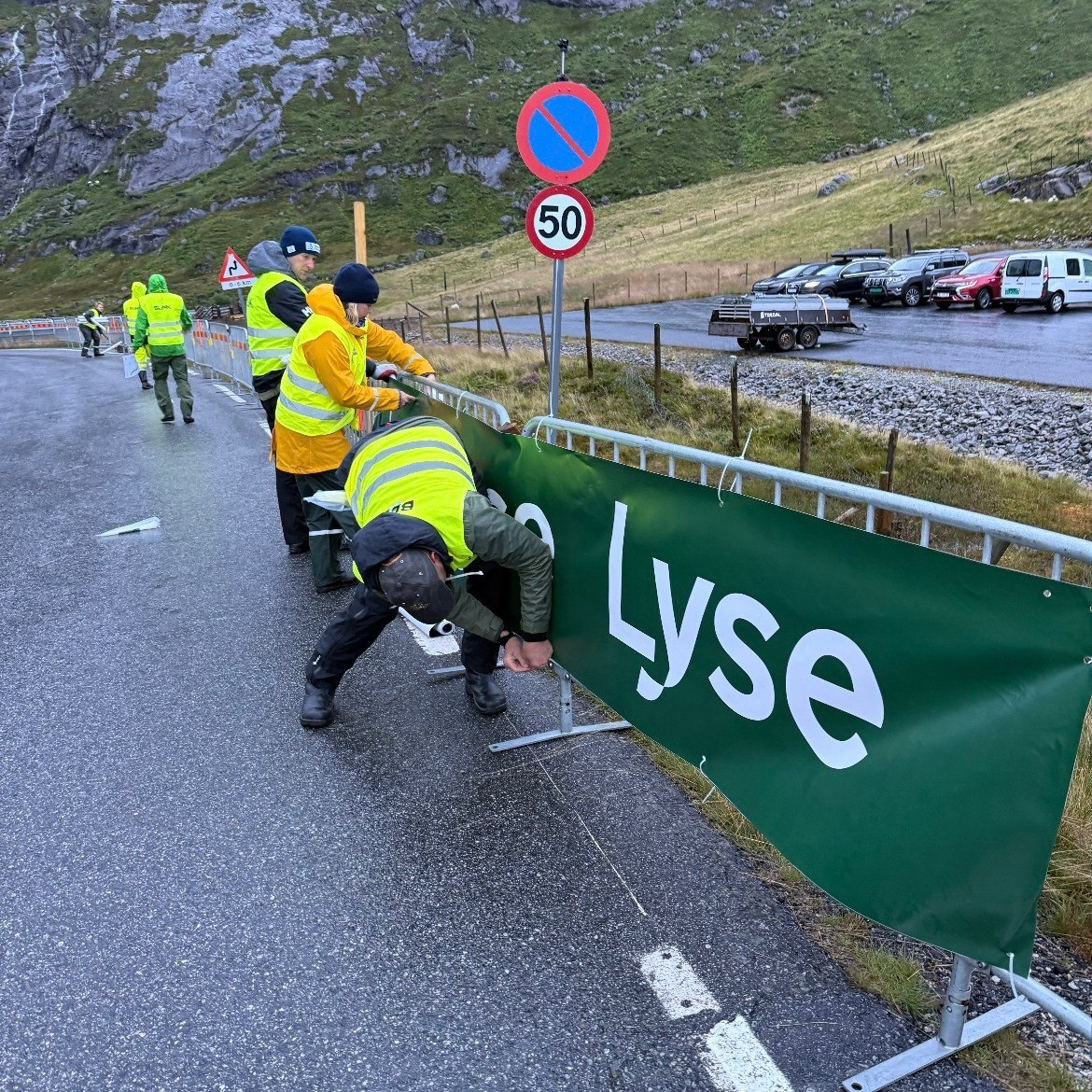 Останні приготування до гонки