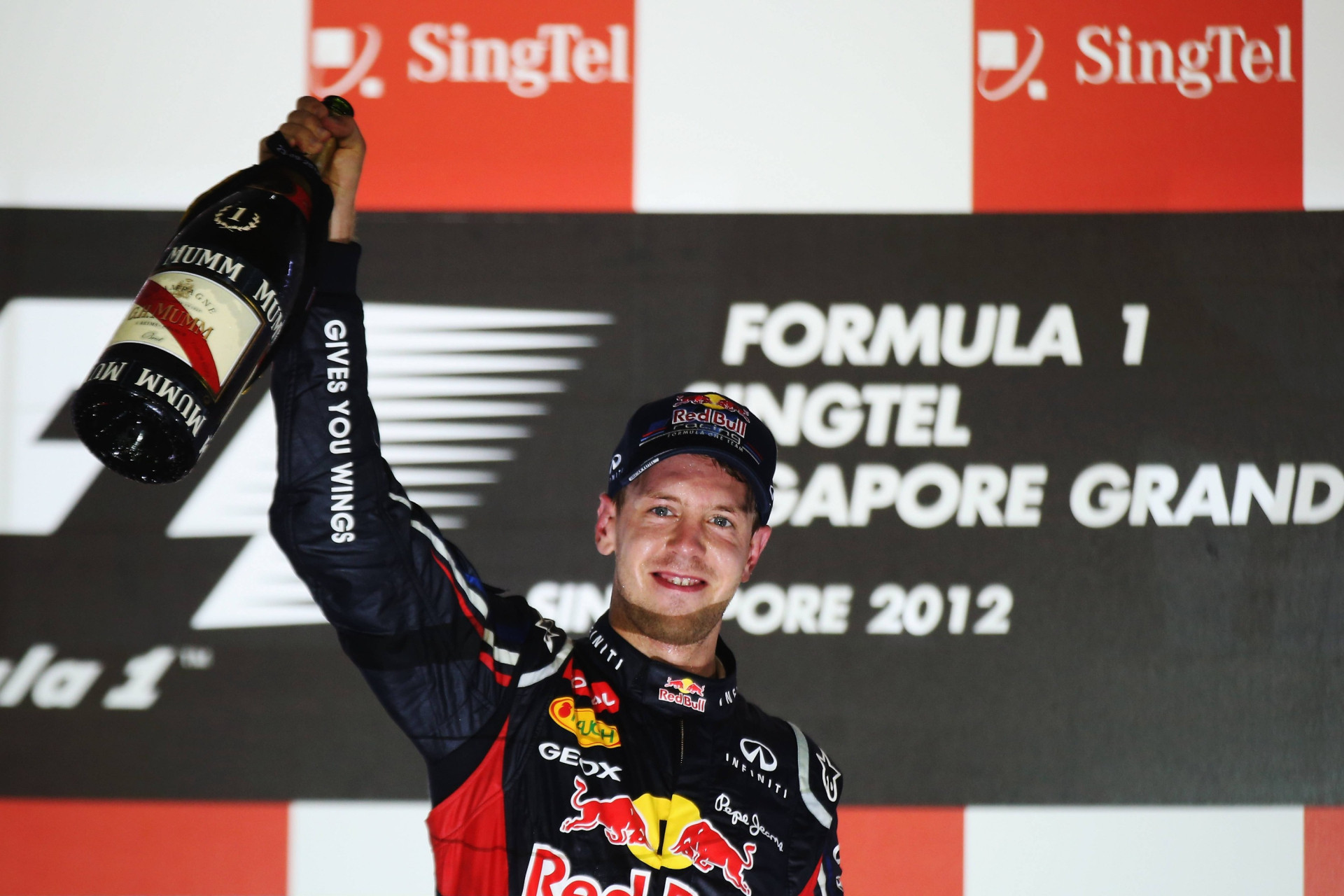 Sebastian Vettel on the Grand Prix of Singapore 2012
