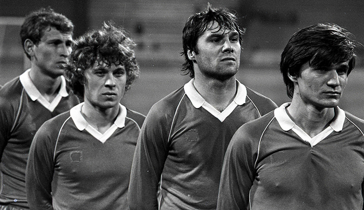 Динамо-1985, команда-звезда, команда звезд. Павел ЯКОВЕНКО, Александр ЗАВАРОВ, Анатолий ДЕМЬЯНЕНКО, Василий РАЦ.