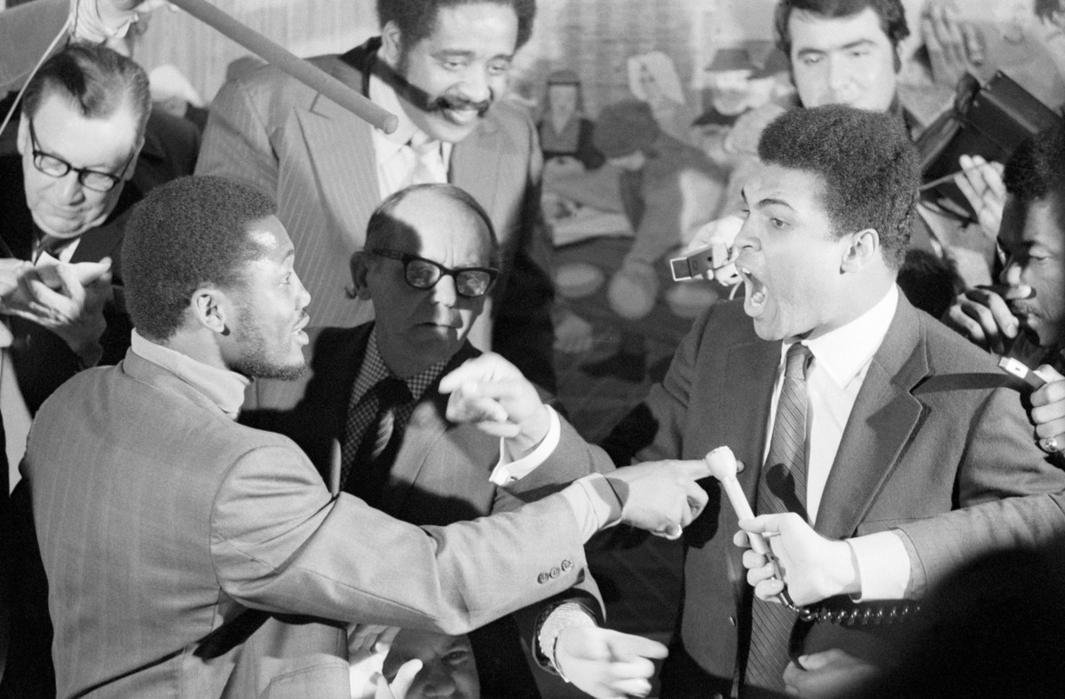 Пресконференція перед першим поєдинком Алі – Фрейзер