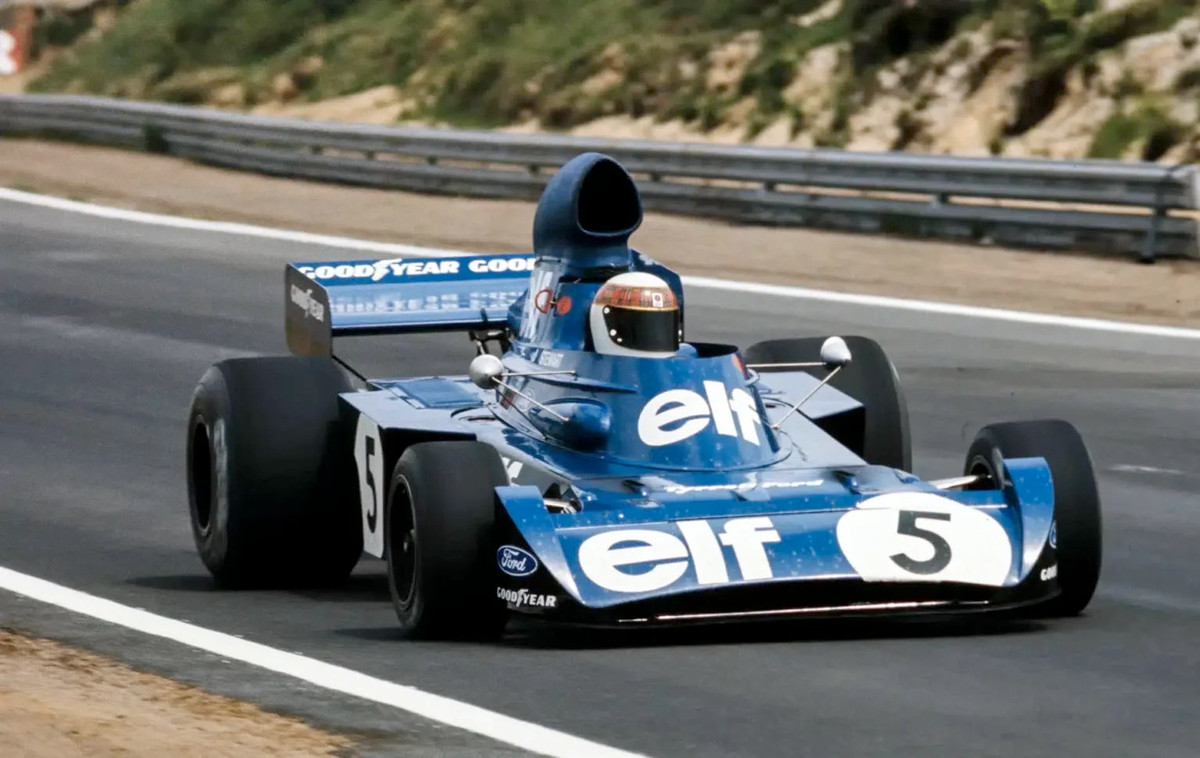 Джекі Стюарт мчить до перемоги на Гран-прі Бельгії 1973