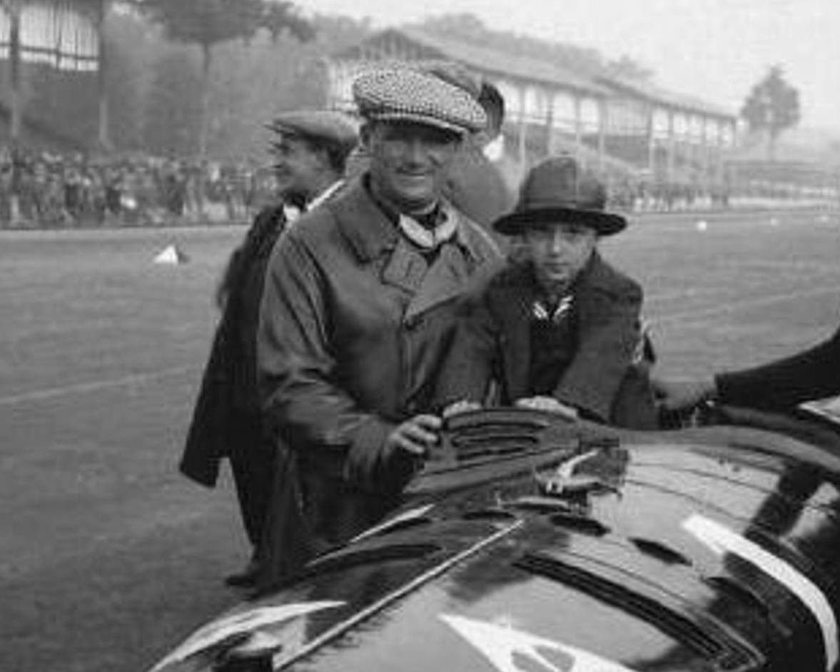Антонио и Альберто Аскари в Монце, 1924 год