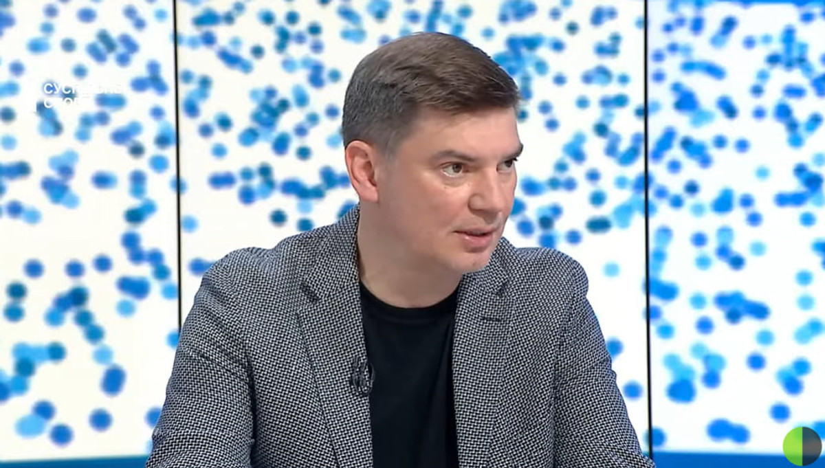 Костянтин Симчук у студії Суспільне Спорт