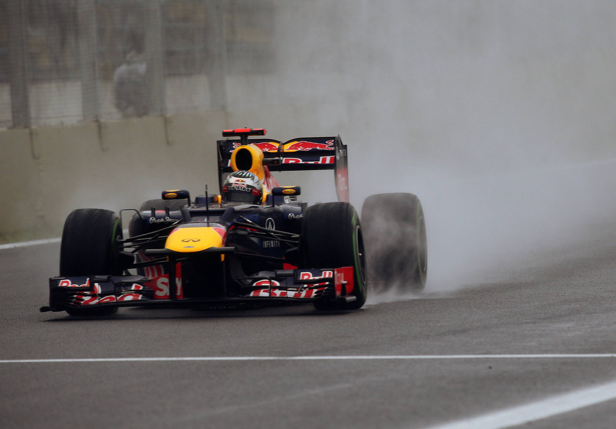 Себастьян Феттель на Гран-прі Бразилії 2012