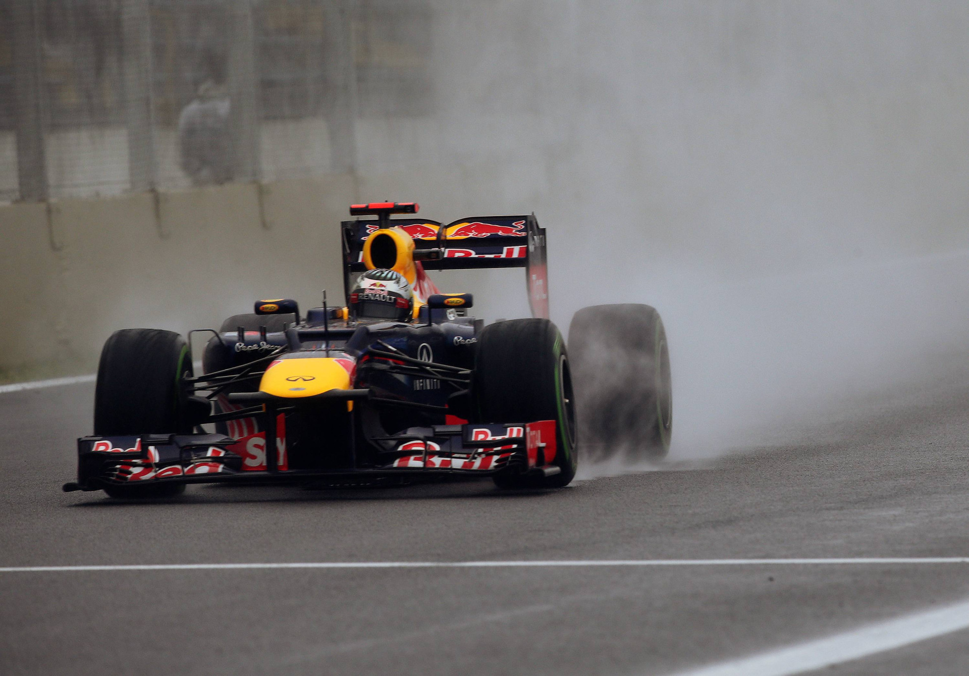 Себастьян Феттель на Гран-прі Бразилії 2012