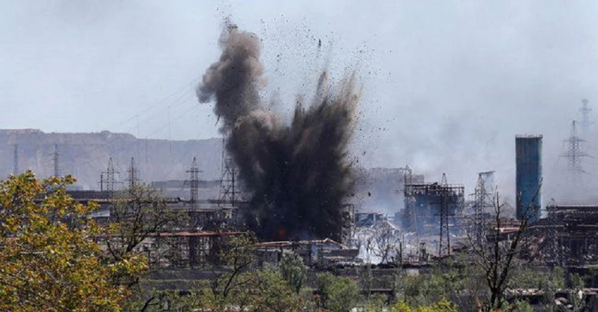 Вибухи на Азовсталі, 2022 рік