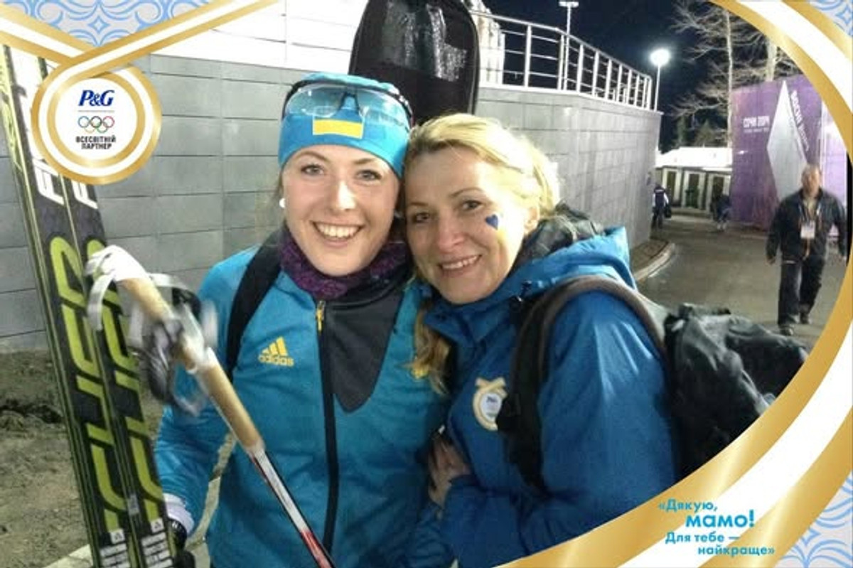 Юлія Джима з мамою