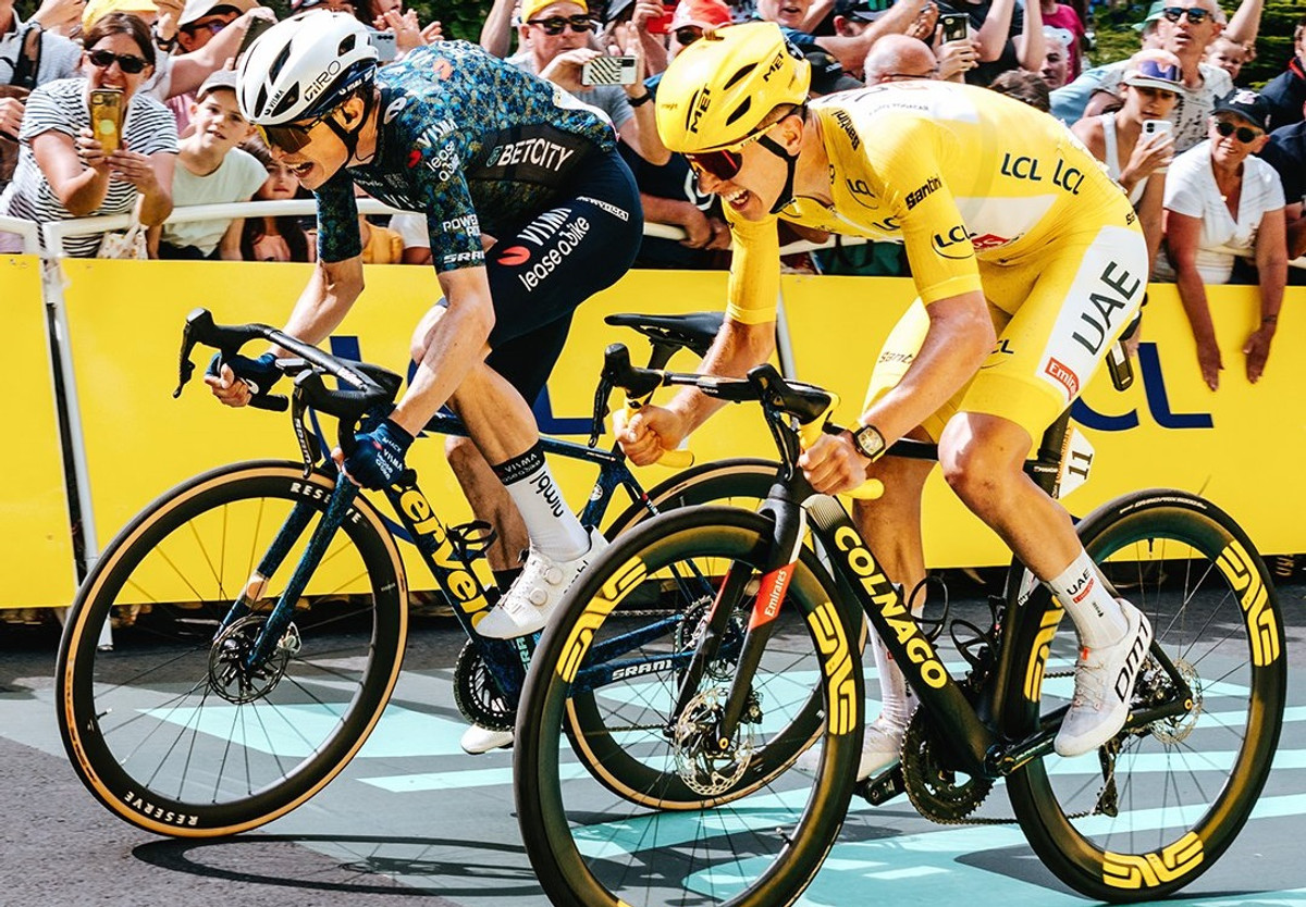 Йонас Вінгегор і Тадей Погачар