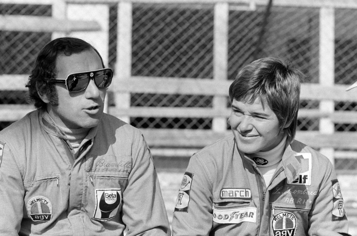 Вітторіо Брамбілья та Лелла Ломбарді у Монако (1975 рік)