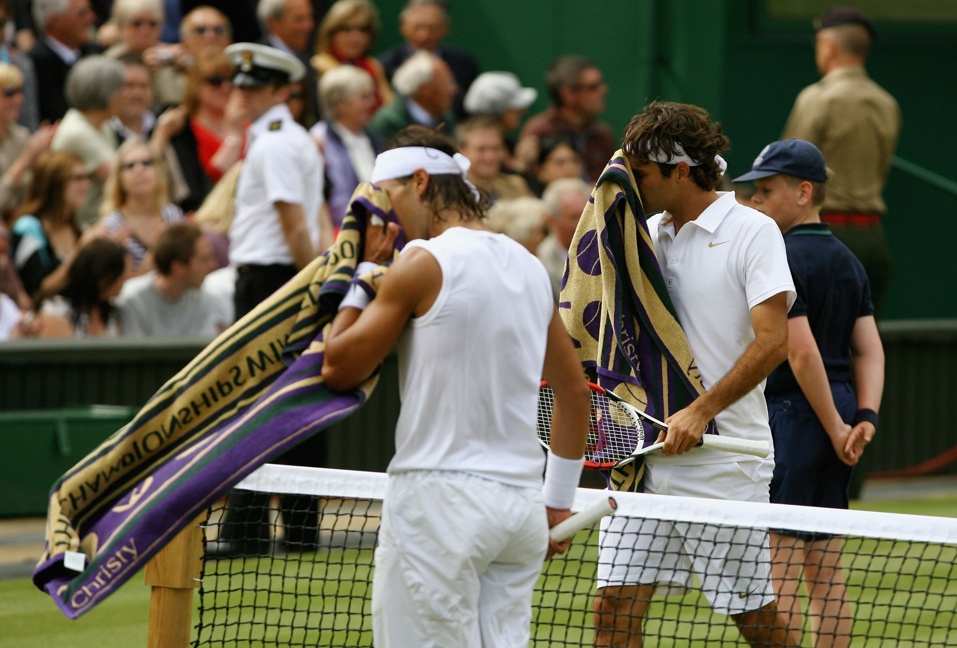 The finale between Raphael in the left (left) and Roger Fedorr, 2008.