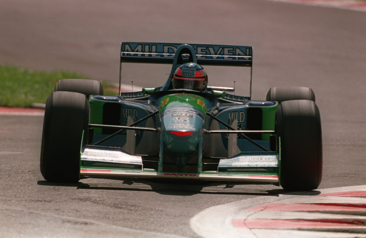 Михаэль Шумахер на Гран-при Бельгии 1994