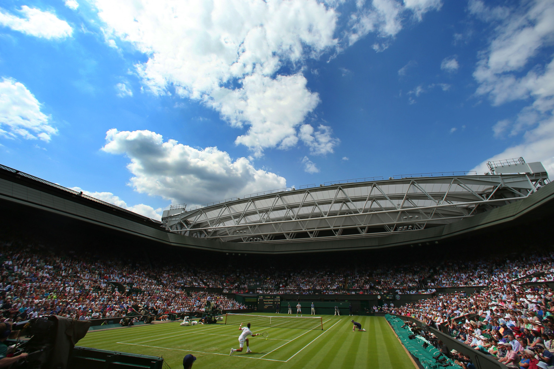 The central court of Wimbledon