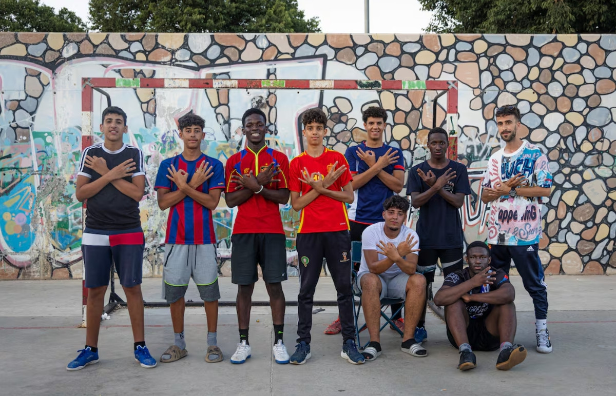 Хлопці Рокафонди святкують голи жестом Ямаля, elpais.com