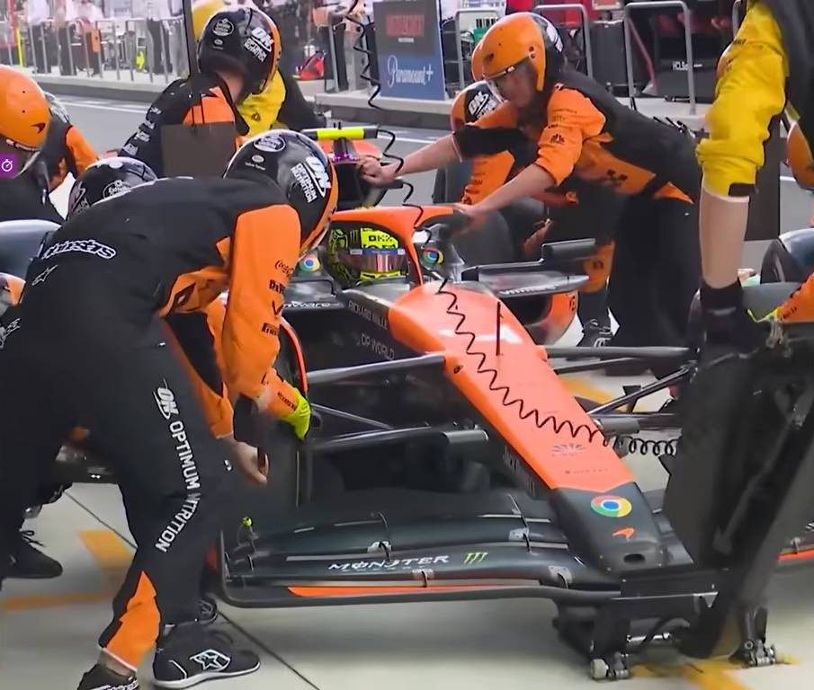 Піт-стоп Ландо Норріса на Гран-прі Маямі 2024